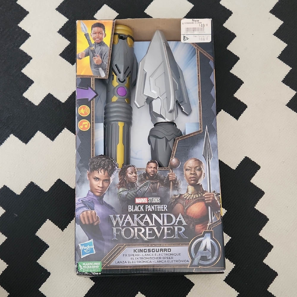 🖤💜 Hasbro Black Panther Wakanda Forever Kingsguard Spear Toy - Brand New